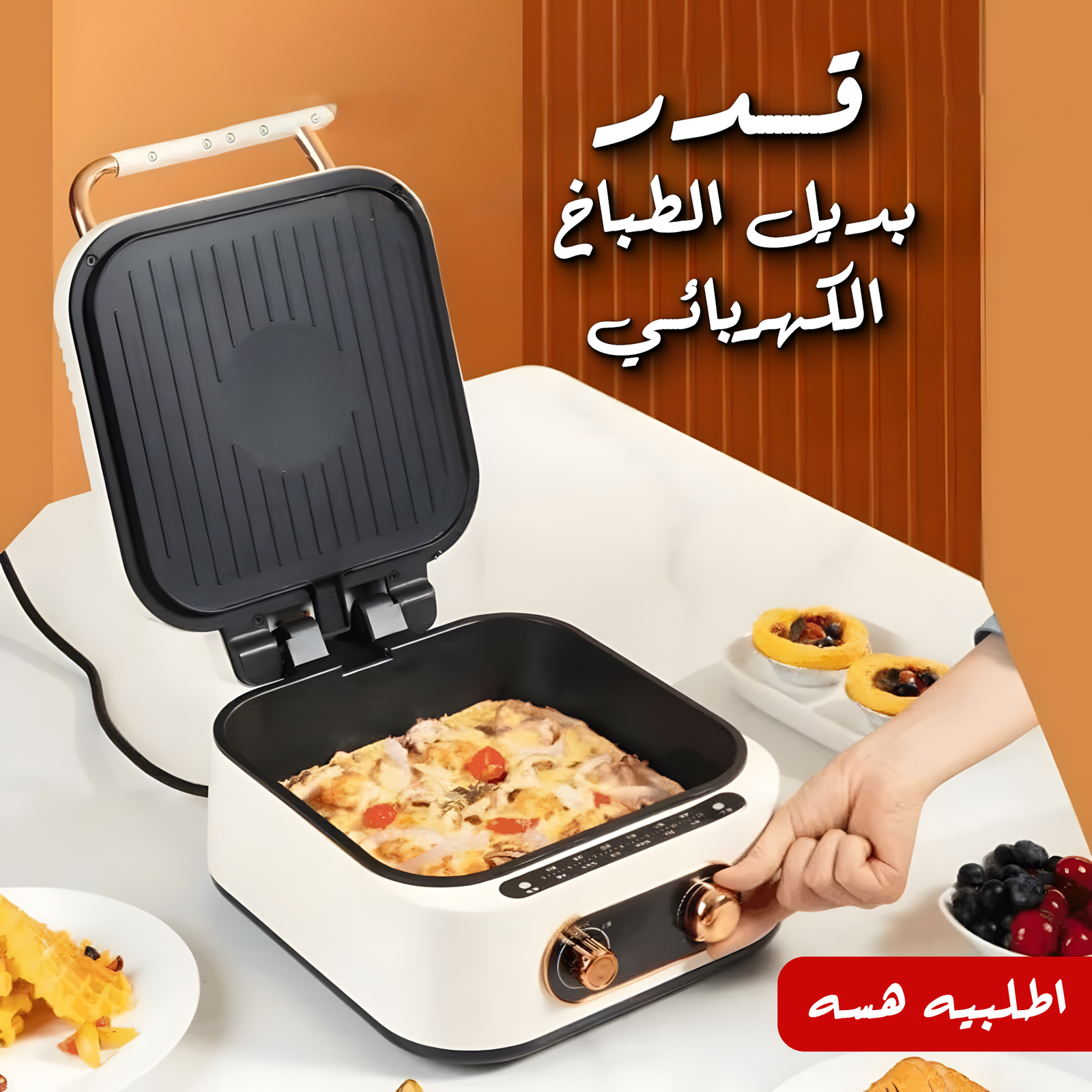 قدر بديل البوتاجاز والشواية متعدد الاستخدامات 10 1 DENX - ضمان عام