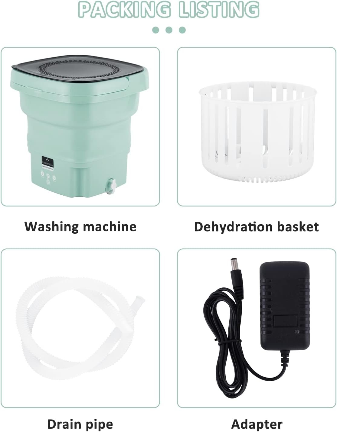 غساله قابله للطي - الصورة 3